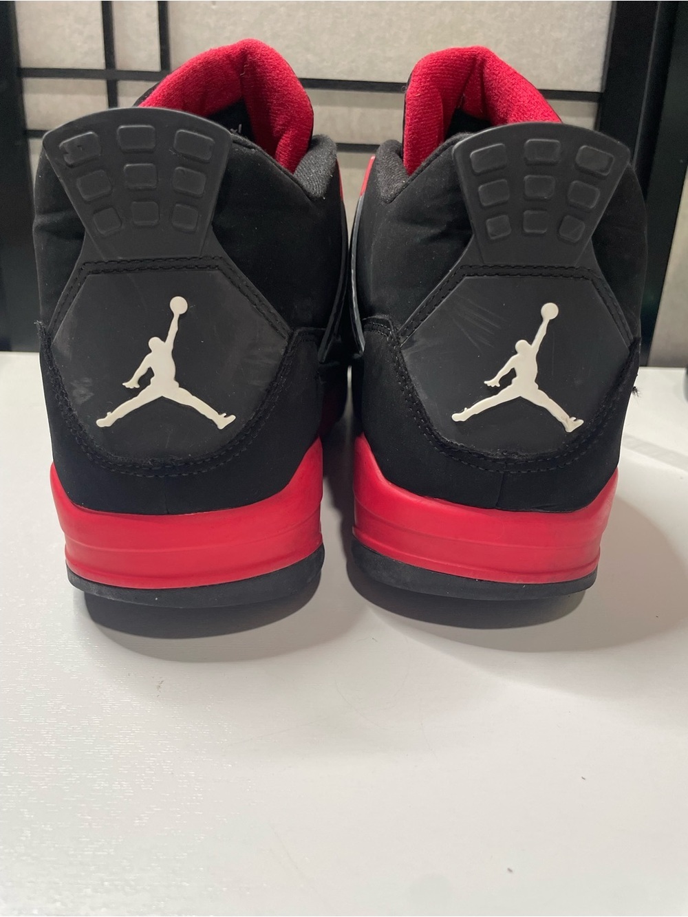 Nike Air Jordan 4 Retro Red Thunder Black Crimson  Size 12 - Picture 6 of 14